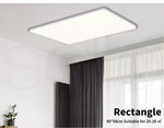 Emitto Ultra-Thin 5CM LED Ceiling Down Light Surface Mount Living Room White 96W