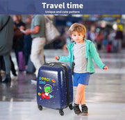 Bopeep Kids Luggage Set 16''13'' 2PCS Travel Suitcase Child Bag Backpack Space)