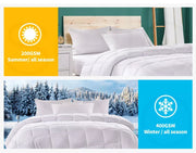 Dreamz 200GSM All Season Bamboo Winter Summer Quilt Duvet Doona Soft Singe Size