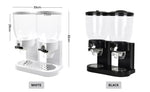 Toque Double Cereal Dispensers Grain Storage Box Nut Dry Food Candy Container