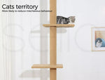 Pawz Cat Tree Tower Scratching Post Floor to Ceiling Condo Scratcher 284cm