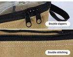 Slimbridge 3PCS Camping Canvas Storage Bags Adventure Portable Caravan Khaaki