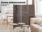 Levede 6 Panel Partition Room Divider Folding Screen Privacy Stand Wood 170X240