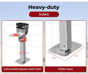 Manan 2X 410mm-545mm Drop Down Corner Steadies Legs 1200LB Caravan Trailer Steel