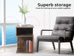 Levede 2x Bedside Tables Wood Side End Table Nightstand Storage Cabinet Bedroom