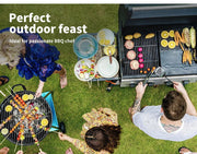 Moyasu 18Pcs BBQ Tool Set Stainless Steel Outdoor Barbecue accessory Grill Cook