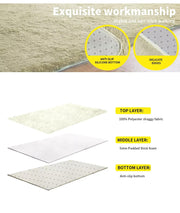 Marlow Floor Rugs Shaggy Rug Soft Large Carpet Area Living Room Bedroom 200x300