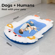 Pawz Pet Cooling Mat Dog Cat Bed Human Size Non-Toxic Self-cool Summer 170X130