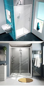 Levede Shower Screen Screens Door Seal Enclosure Glass Panel Frameless Hinges