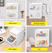 Storage Drawers Clothes Organiser Box Large Plastic Stackable Wardrobe Container