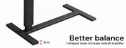 Levede Mobile Standing Desk Foldable Bed Side Table Gas Lift Stand Computer