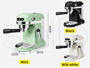 Spector Coffee Machine Espresso Latter Cappuccino Flat White Maker (Mint Color)