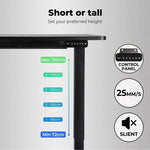 Levede Motorised Standing Desk Adjustable Electric Sit Stand Cable Management