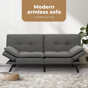 Levede Sofa Bed Futon Recliner Lounge Couch Convertible Fabric 3-Seater 180cm