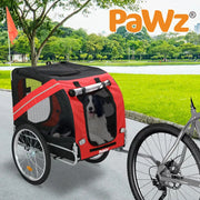 Pawz Pet Bike Trailer Bicycle Dog Stroller Puppy Outdoor Cycling Oxford Fabric