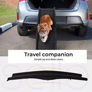 Pawz Dog Ramp Pet Car Suv Travel Stair Step Foldable Portable Lightweight Ladder