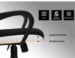 2x Levede Office Chair Gaming Computer Mesh Chairs Executive Seating Work Black