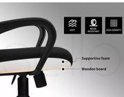 2x Levede Office Chair Gaming Computer Mesh Chairs Executive Seating Work Black