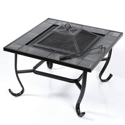 Fire Pit BBQ Grill Pits Outdoor Fireplace Camping Portable Garden Patio Heater.