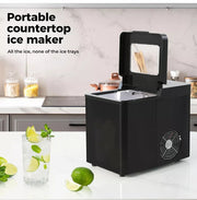 Spector Portable Ice Maker Machine 2.1L Ice Cube 15KG/24H Bar Countertop Party