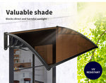 Instahut 1x1.5m Window Door Awning - White