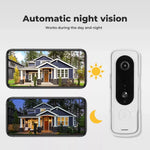 Door Bell Camera Wifi Chime Wireless Video Ring Doorbell Intercom Smart Home