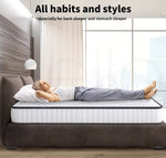 Dreamz Pocket Spring Mattres Medium Firm Foam Queen Double King Single Bed 20CM