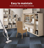 Marlow 20x Carpet Tiles Box Commercial Gradient Blue Office Flooring 50x50cm