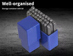 Letter & Number Stamp Punch Set DIY Hardened Ball Bearing Steel 36PC 3 4 5 6 8MM