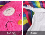 Mountview Sleeping Bag Child Pillow Stuffed Toy Kids Bags Gift Unicorn 135cm S
