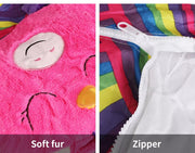 Mountview Sleeping Bag Child Pillow Stuffed Toy Kids Bags Gift Unicorn 135cm S
