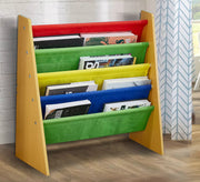Levede Kids Bookshelf Bookcase Magazine Rack Wooden Organiser Shelf Children