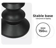 Levede Side Table Retro Terrazzo Round Magnesia Concrete Stool Bedside Outdoor
