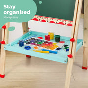 Bopeep Kids Easel Drawing Magnetic Board Children Wooden Double-sided 87-117cm