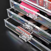 Makeup Organizer Cosmetic Acrylic Storage Organiser Box Jewellery 7/8/10 Drawers