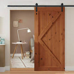 Levede Sliding Barn Single Door Hardware Track Roller Kit1.5/1.83/2/2.4/3/3.6/4M