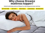 Dreamz Mattress Protector Topper Bamboo Charcoal Pillowtop Mat Pad Cover Queen