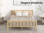 Levede Wooden Bed Frame Queen Double Single Rustic Mattress Base Solid Pine