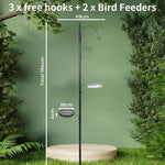Pawz Bird Feeder Garden Metal Ornaments Outdoor Decor Hanging Wild Seed Outdoor