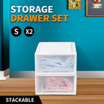 Storage Drawers Clothes Organiser Box Large Plastic Stackable Wardrobe Container