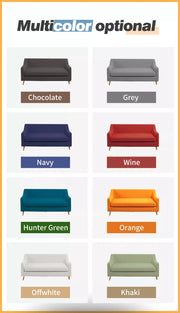 Couch Sofa Seat Covers Stretch Protectors Slipcovers 2 Seater Khaki