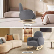 Levede Rocking Chair Nursery Rocker Armchair Lounge Lazy Sofa Ottoman Footstool