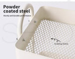 Levede 4 Tiers Kitchen Trolley Cart Steel Storage Rack Shelf Organiser White