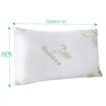 Dreamz 2x Memory Foam Pillow Bamboo Pillow Cushion Hypoallergenic Cover 70x40cm