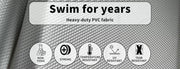 Pawz 160cm Portable Pet Swimming Pool Kids Dog Washing Bathtub Outdoor Foldable