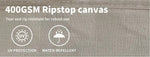 Mountview Double King Single Swag Camping Swags Canvas Dome Tent Hiking Grey.