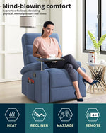 Levede Massage Chair Recliner Chairs Heated Lounge Sofa Armchair 360 Swivel