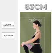 Centra Yoga Mat Non Slip 5mm Thick Exercise Mats Strap Fitness Sports 183x83cm