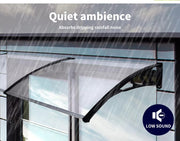 Instahut 1x1.5m Window Door Awning - White