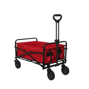 Lambu Garden Trolley Cart Foldable Picnic Wagon Outdoor Camping Trailer Red
